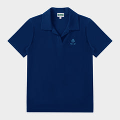 AOLP Breezy Tailored Short Sleeve Polo Navy