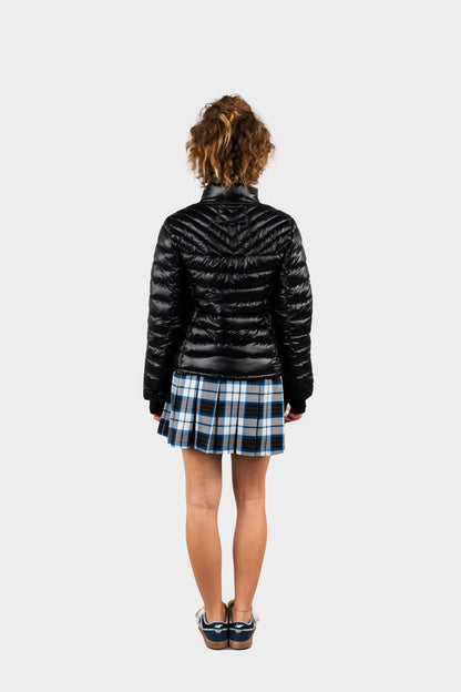 AOLP Hi-Gloss Puffer Jacket Black