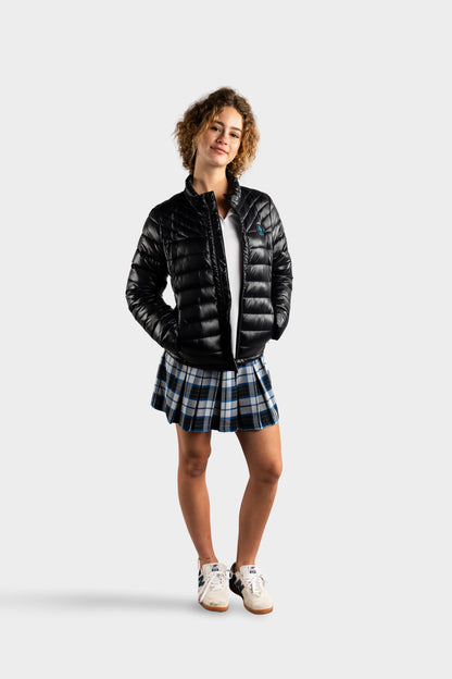 AOLP Hi-Gloss Puffer Jacket Black