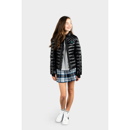 AOLP Hi-Gloss Puffer Jacket Black