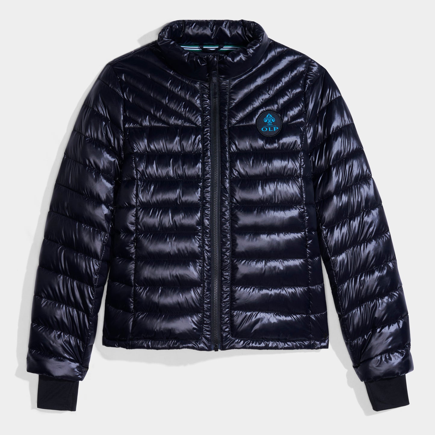 AOLP Hi-Gloss Puffer Jacket Black
