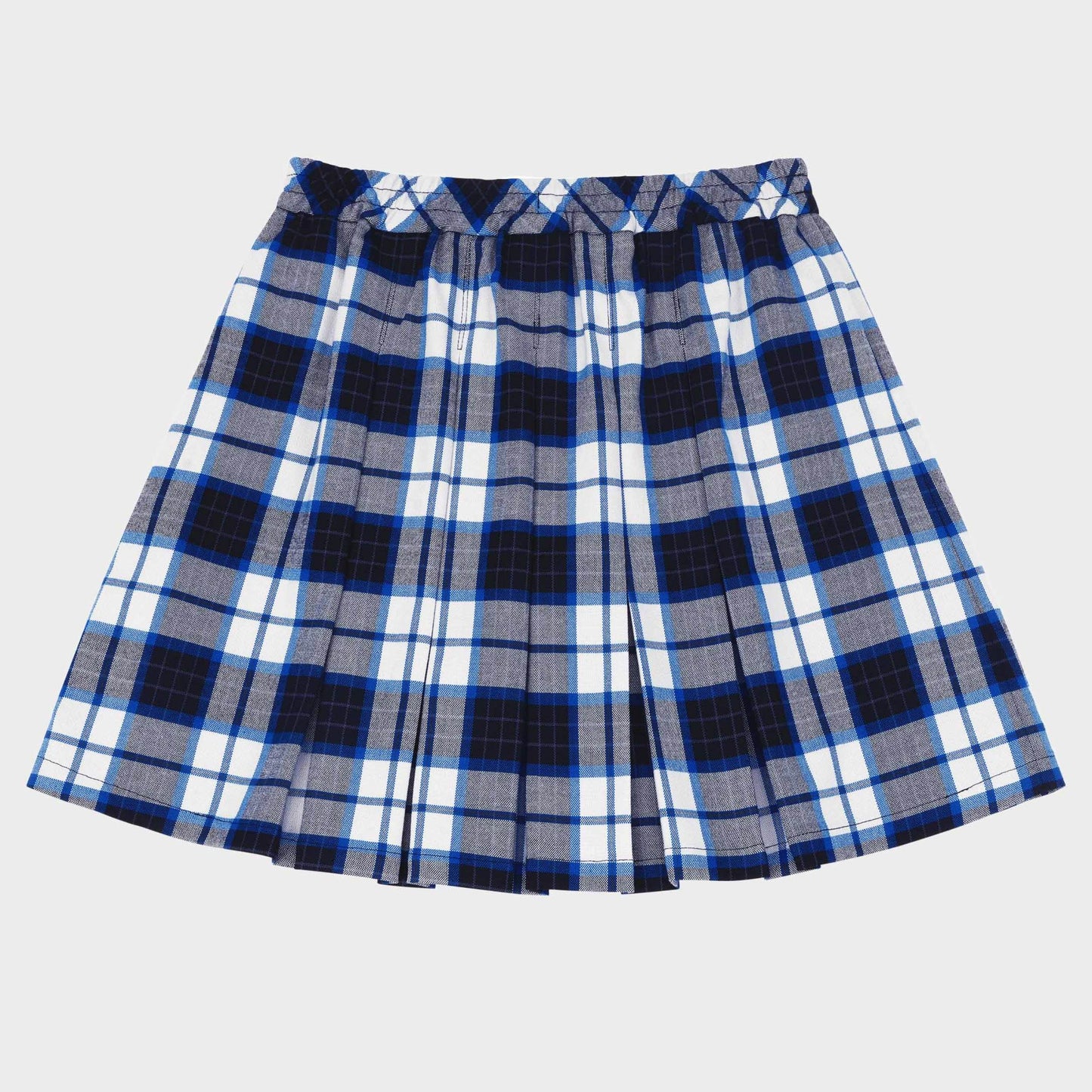 AOLP Plaid Pleated Skirt with Bike Shorts