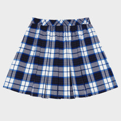 AOLP Plaid Pleated Skirt with Bike Shorts