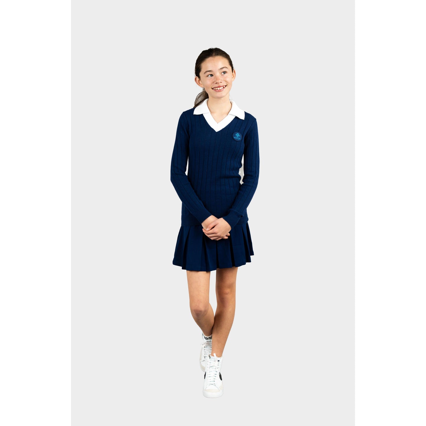 AOLP Two-fer Pullover Navy