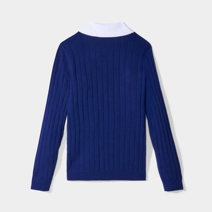 AOLP Two-fer Pullover Navy