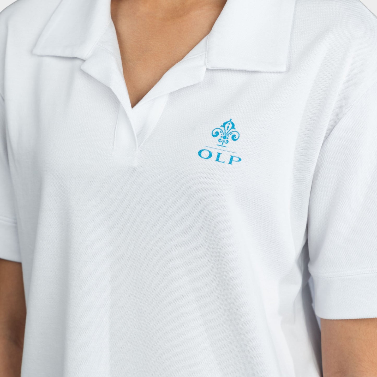 AOLP Breezy Tailored Short Sleeve Polo White