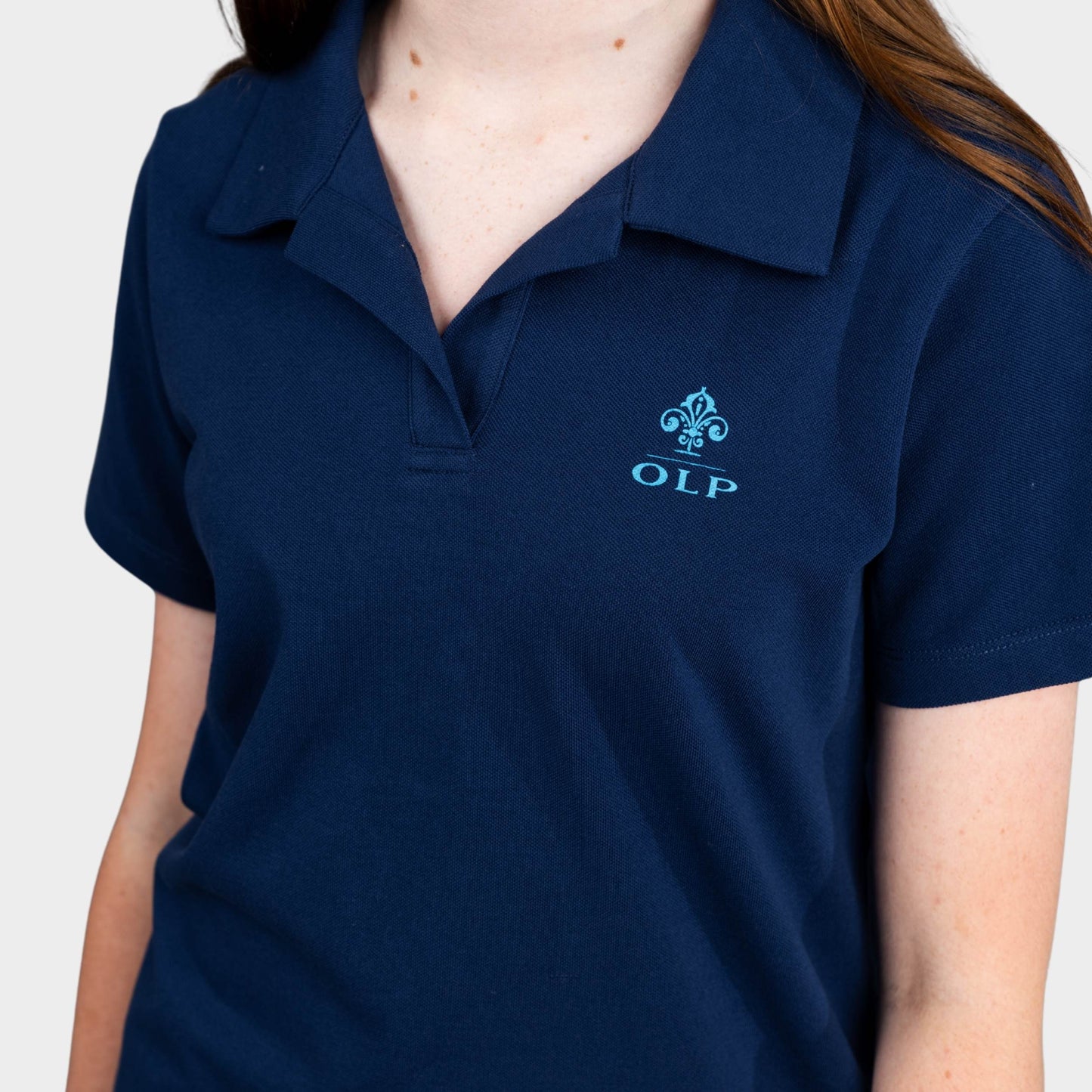 AOLP Breezy Tailored Short Sleeve Polo Navy