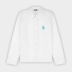 AOLP Long Sleeve Button Down Shirt White