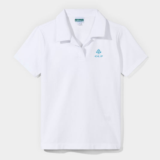 AOLP Modern Short Sleeve Polo White