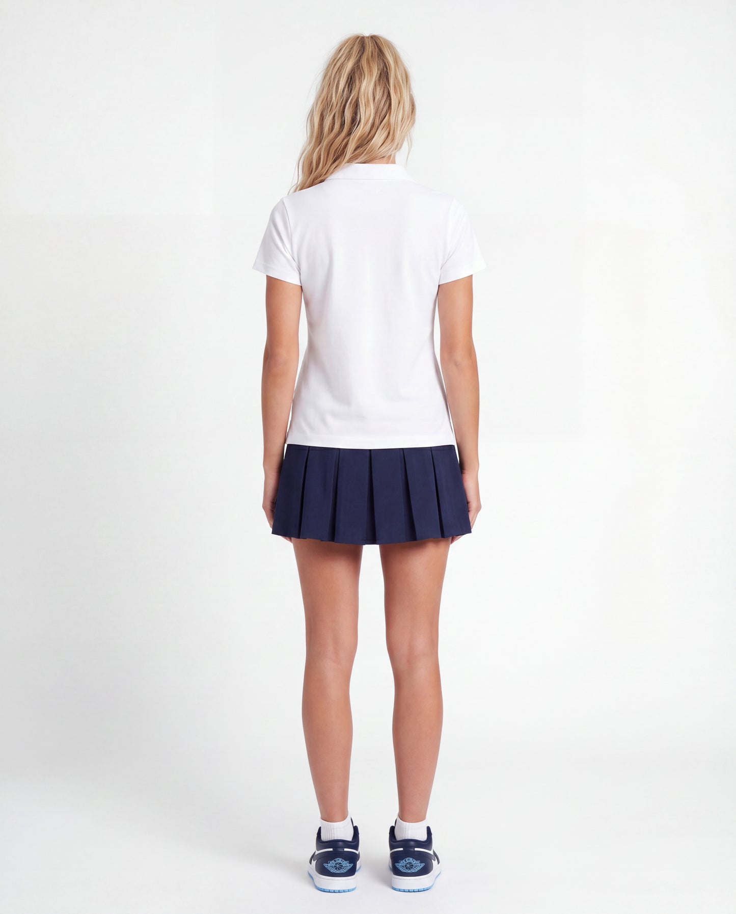 AOLP Modern Short Sleeve Polo White