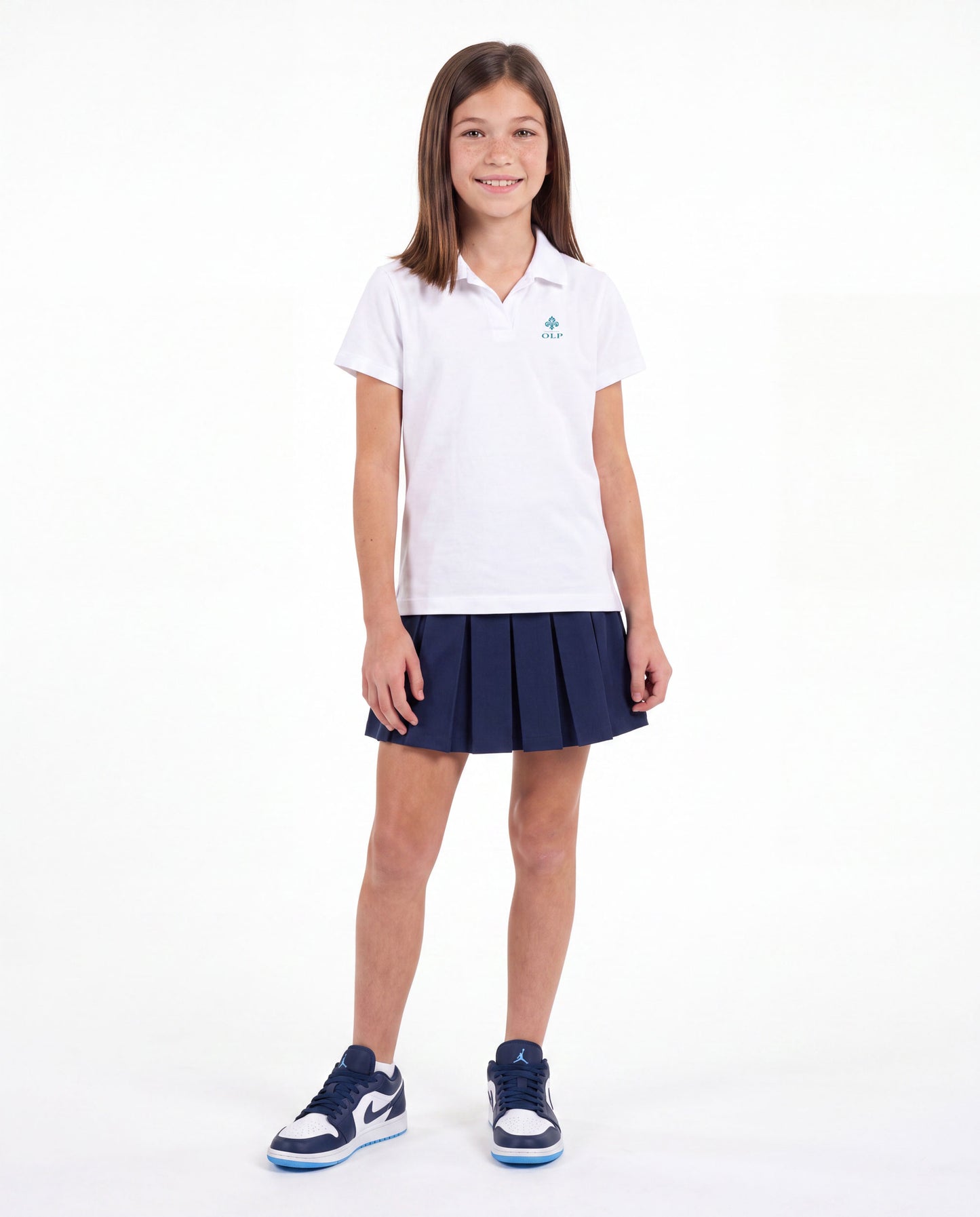 AOLP Modern Short Sleeve Polo White