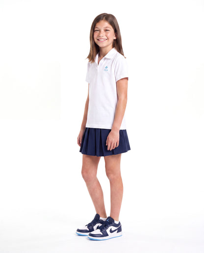 AOLP Modern Short Sleeve Polo White