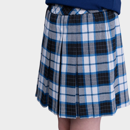 AOLP Plaid Pleated Skirt with Bike Shorts