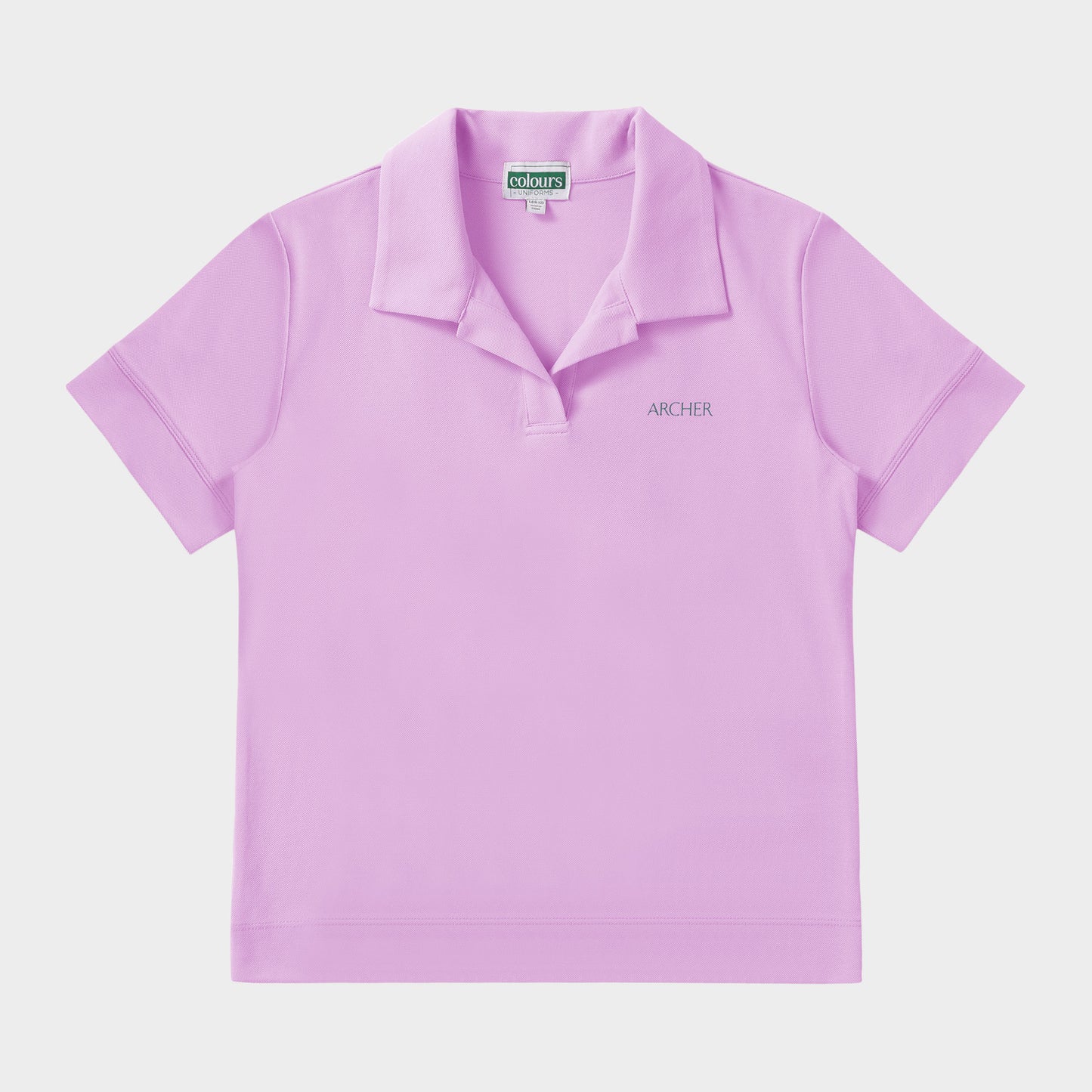 Archer Breezy Boxy Short Sleeve Polo Pink