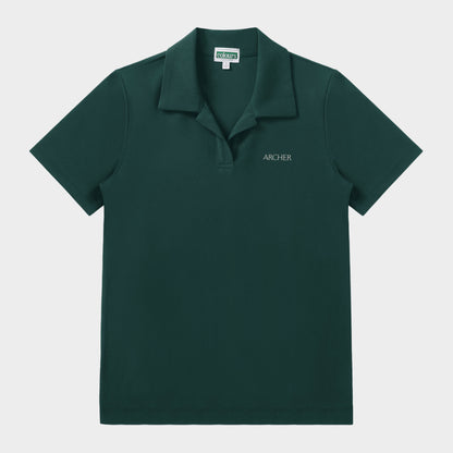 Archer Breezy Tailored Short Sleeve Polo Green