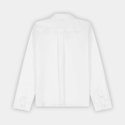 Archer Long Sleeve Button Down Shirt White