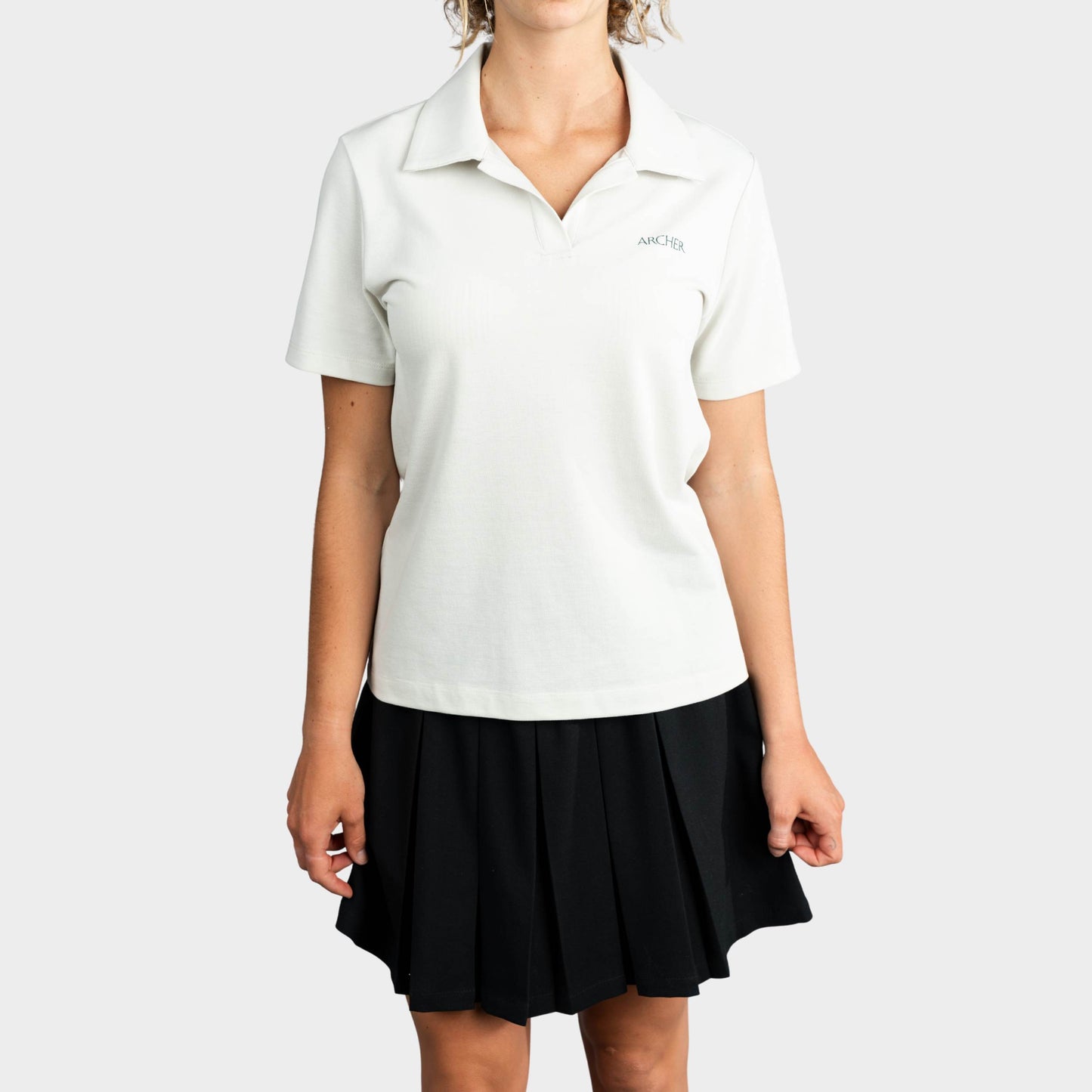 Archer Pleated Skirt with Bike Shorts Black