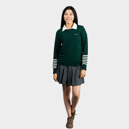Archer Pleated Skirt with Bike Shorts Charcoal