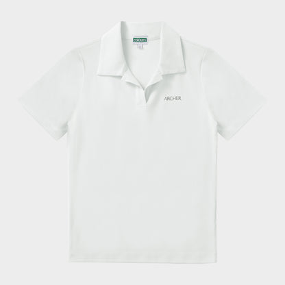 Archer Breezy Tailored Short Sleeve Polo Stone