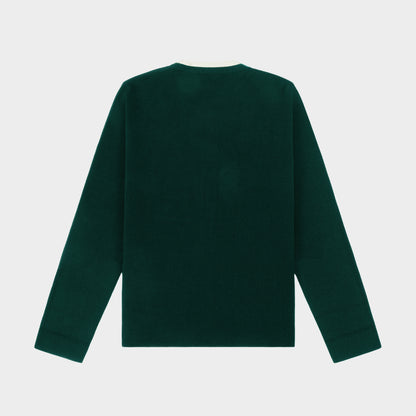 Archer Classic Crew Cardigan Green