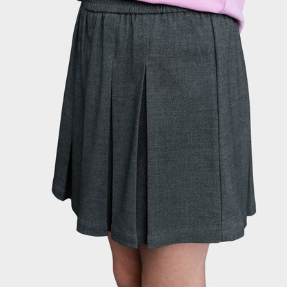 Archer Pleated Skirt with Bike Shorts Charcoal