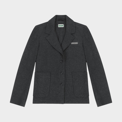 Archer Preppy Blazer Charcoal
