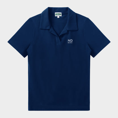 NDB Breezy Tailored Short Sleeve Polo Navy