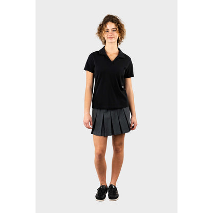 Modern Pleated Skirt with Bike Shorts Charcoal
