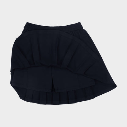 Archer Pleated Skirt with Bike Shorts Black