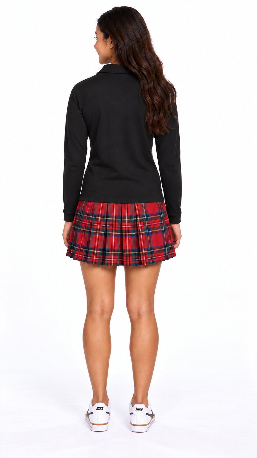 FSHA Cozy Long Sleeve Polo Black