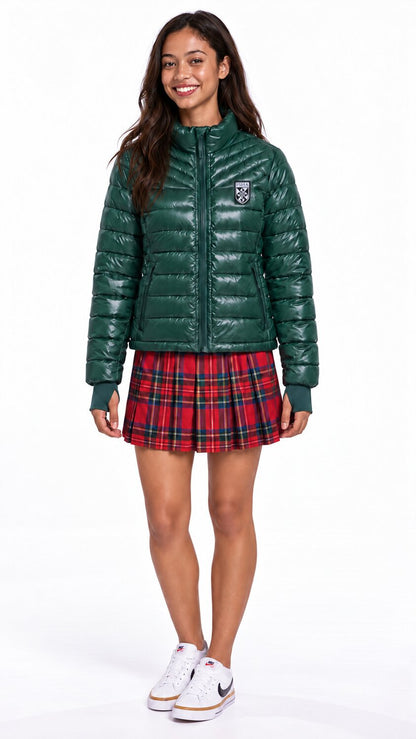 FSHA Hi-Gloss Puffer Jacket Green