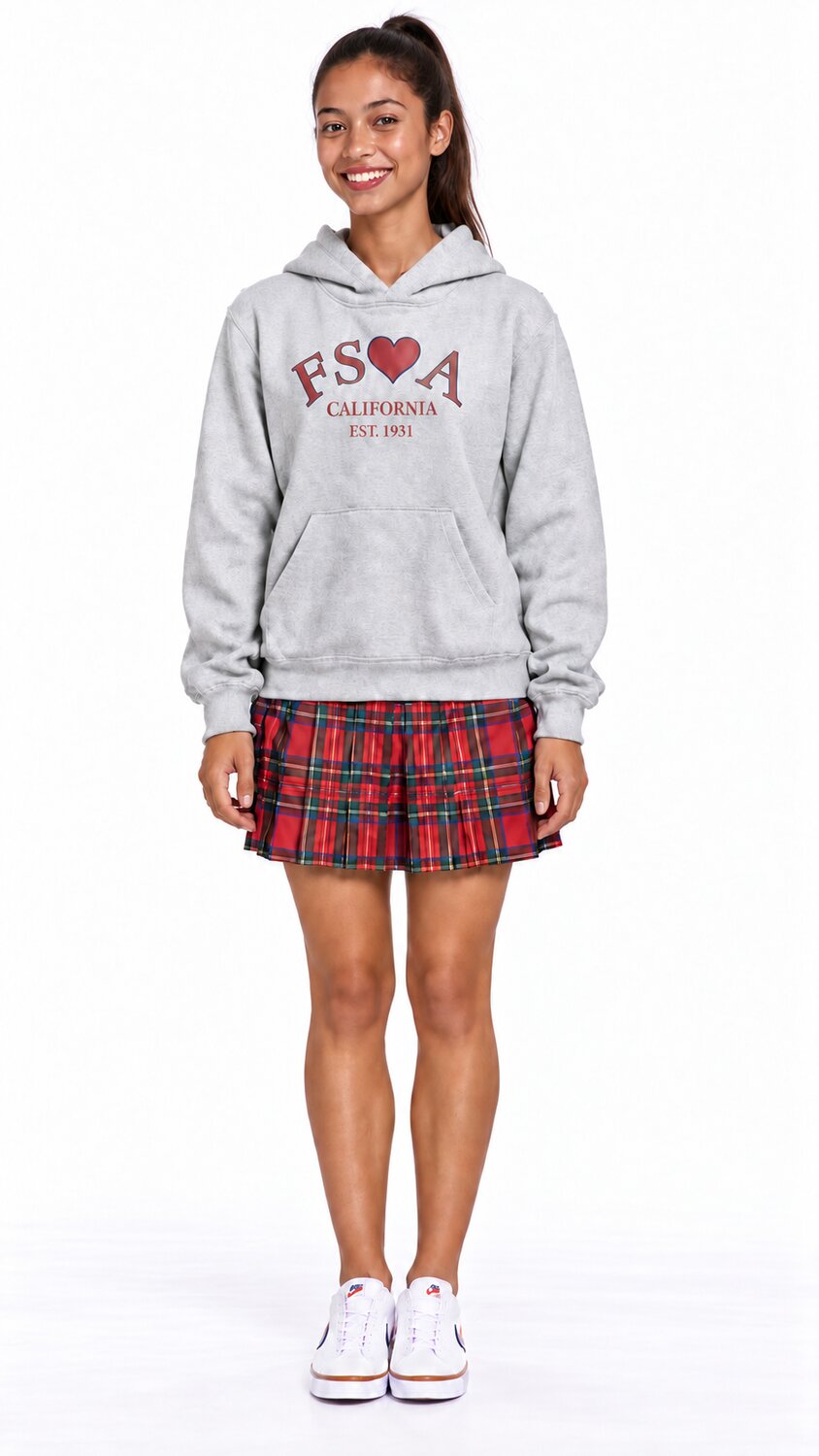 FSHA Plush Hoodie Heather Grey