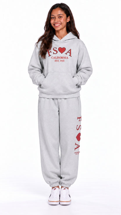 FSHA Plush Sweatpants Heather Grey