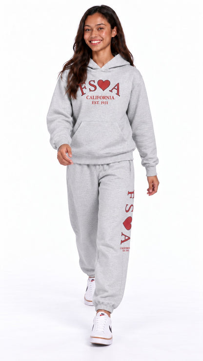 FSHA Plush Sweatpants Heather Grey