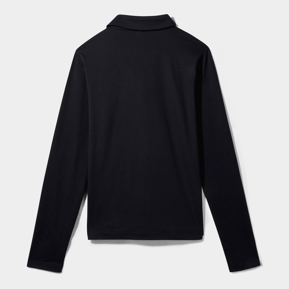 FSHA Cozy Long Sleeve Polo Black
