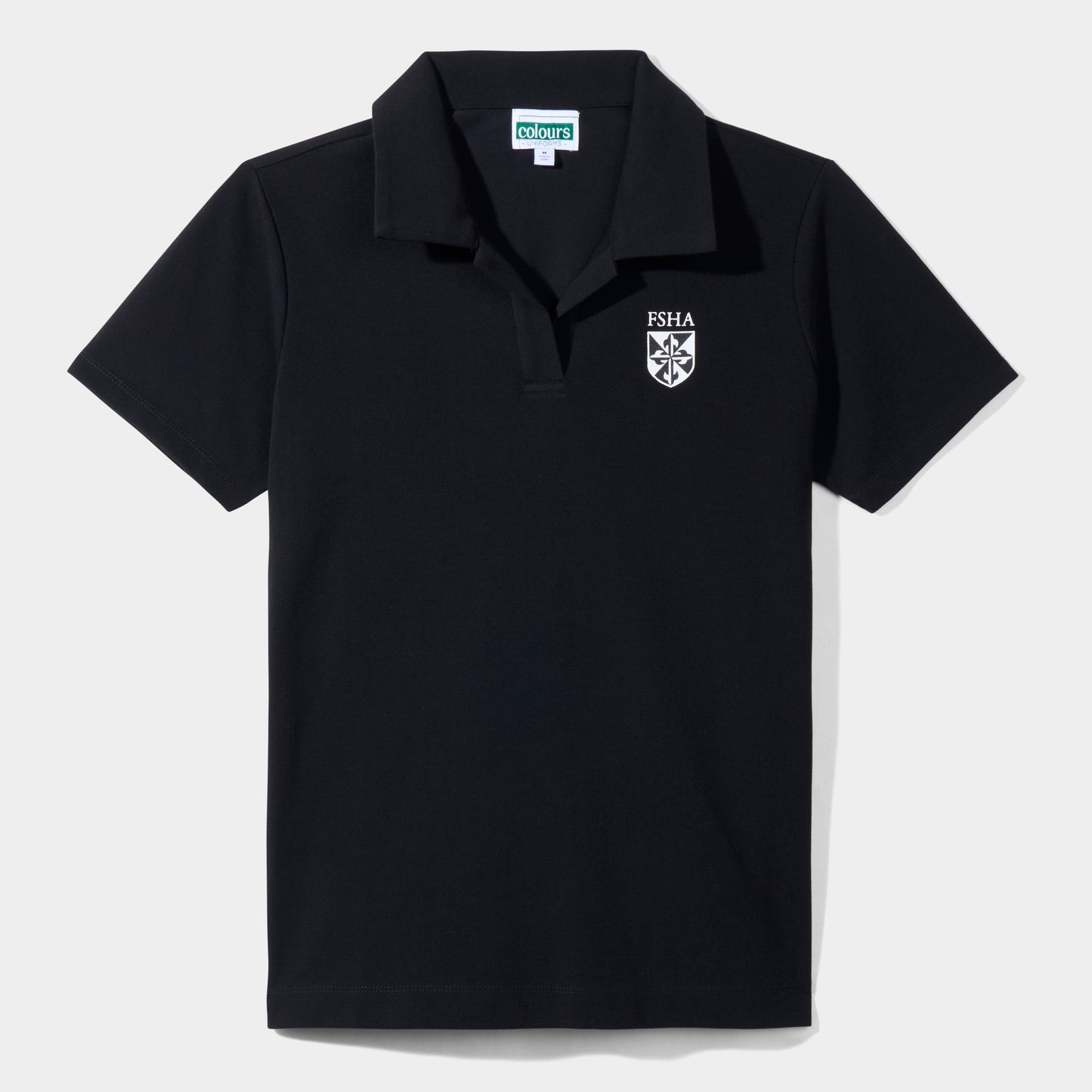 FSHA Modern Short Sleeve Polo Black