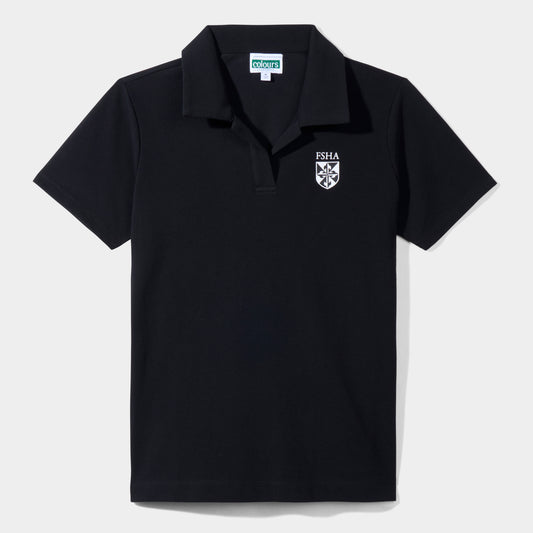 FSHA Modern Short Sleeve Polo Black