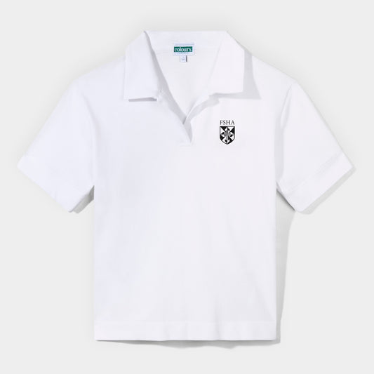 FSHA Relaxed Short Sleeve Polo White