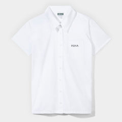 FSHA Short Sleeve Button Down Shirt White