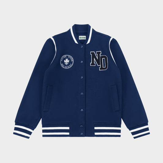 NDB Fleece Varsity Jacket Navy