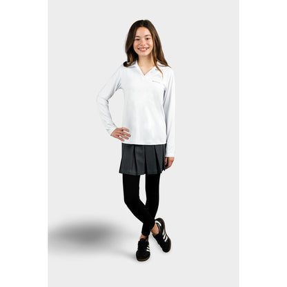 Marlborough Modern Pleated Skirt with Long Leggings Charcoal