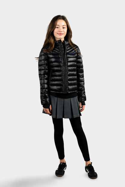Marlborough Hi-Gloss Puffer Jacket Black