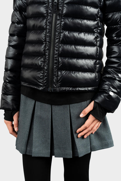 Marlborough Hi-Gloss Puffer Jacket Black