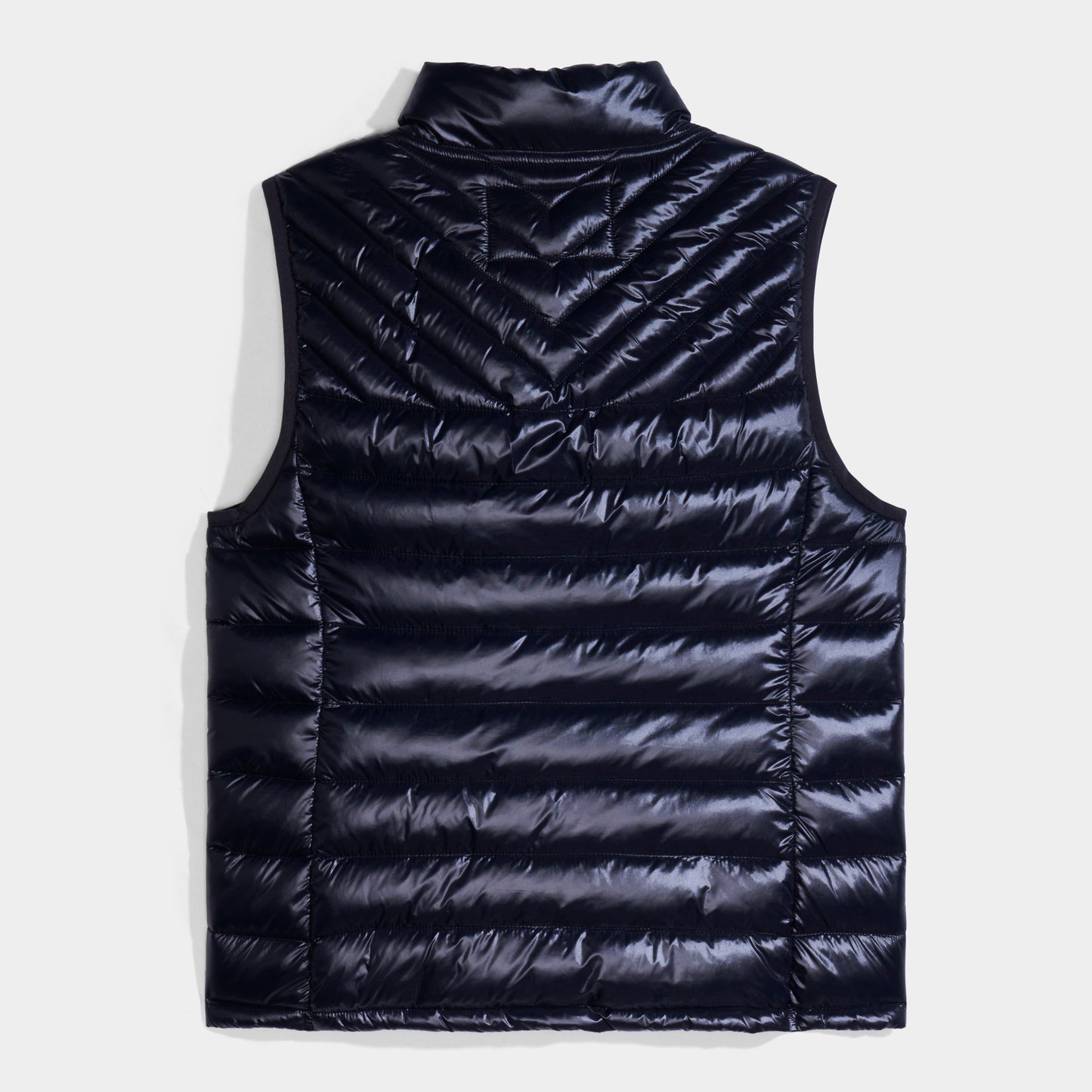 Marlborough Hi-Gloss Puffer Vest Black
