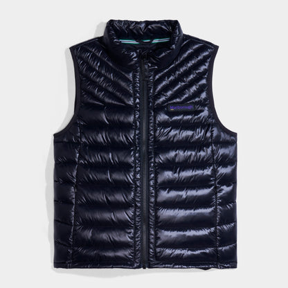 Marlborough Hi-Gloss Puffer Vest Black