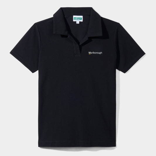 Marlborough Modern Short Sleeve Polo Black