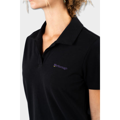 Marlborough Modern Short Sleeve Polo Black