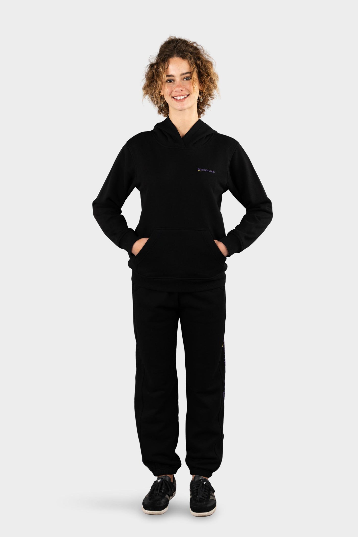 Marlborough Plush Hoodie Black