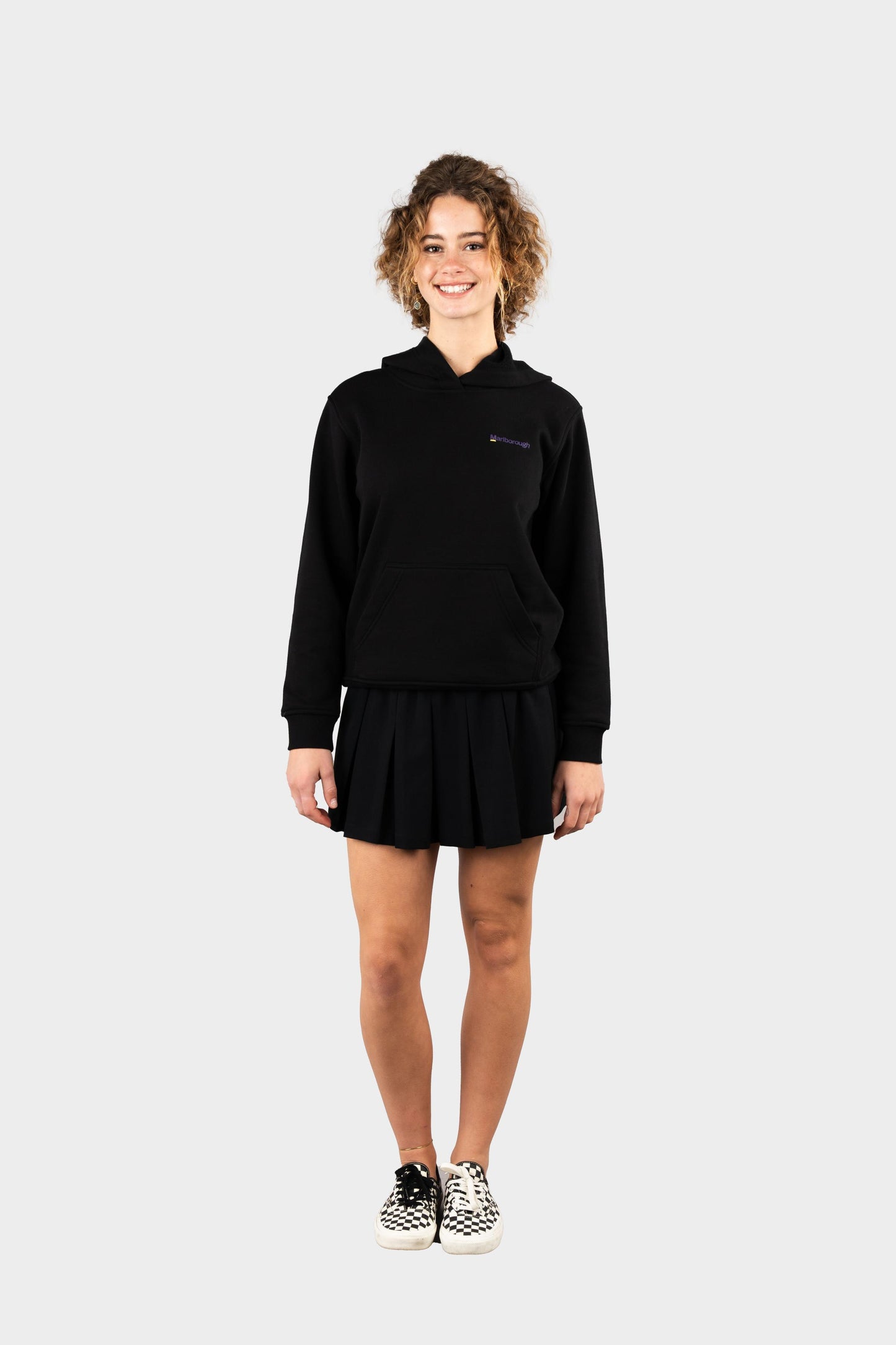 Marlborough Plush Hoodie Black