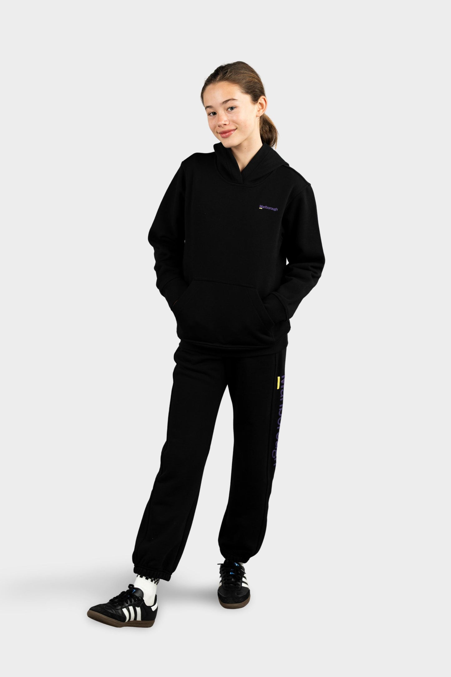 Marlborough Plush Hoodie Black